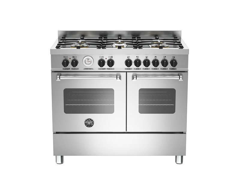 100 cm 6-burner electric double oven - Stainless Steel
